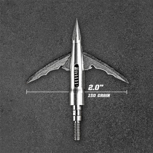 STAINLESS STEEL 2.0IN 150G BROADHEADS