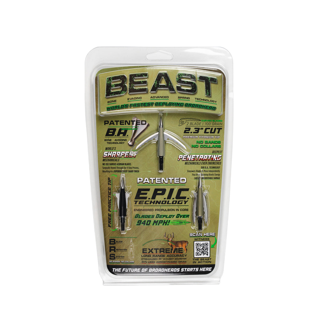 Beast Broadheads - 2 Pack